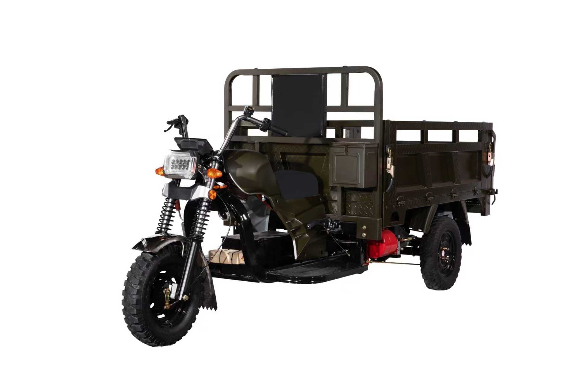 Conquer Heavy-Duty Hydraulic Tipping Electric Cargo Tricycle