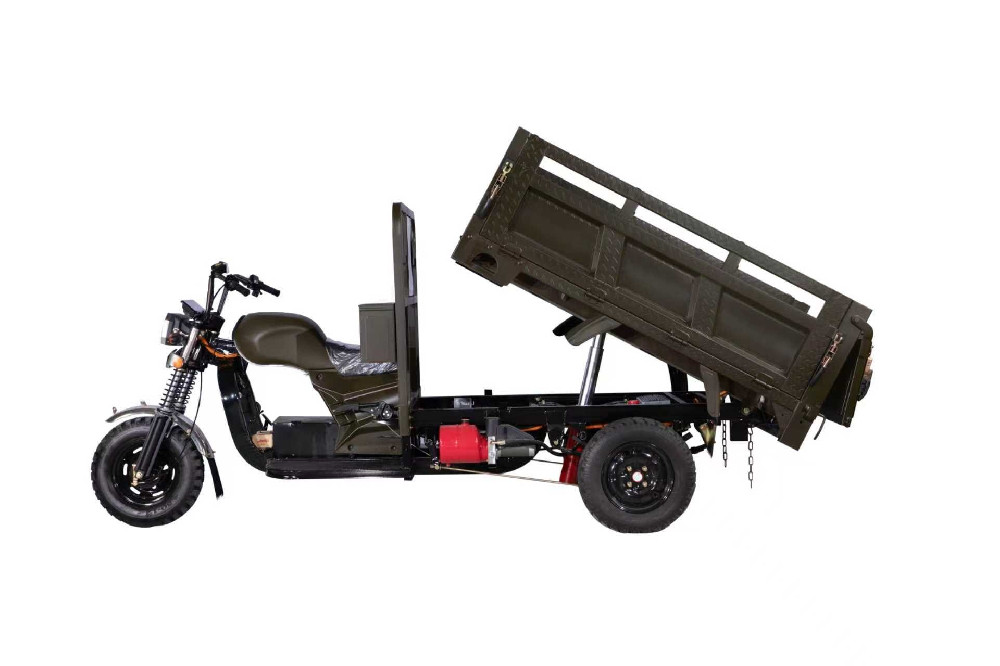 Conquer Heavy-Duty Hydraulic Tipping Electric Cargo Tricycle